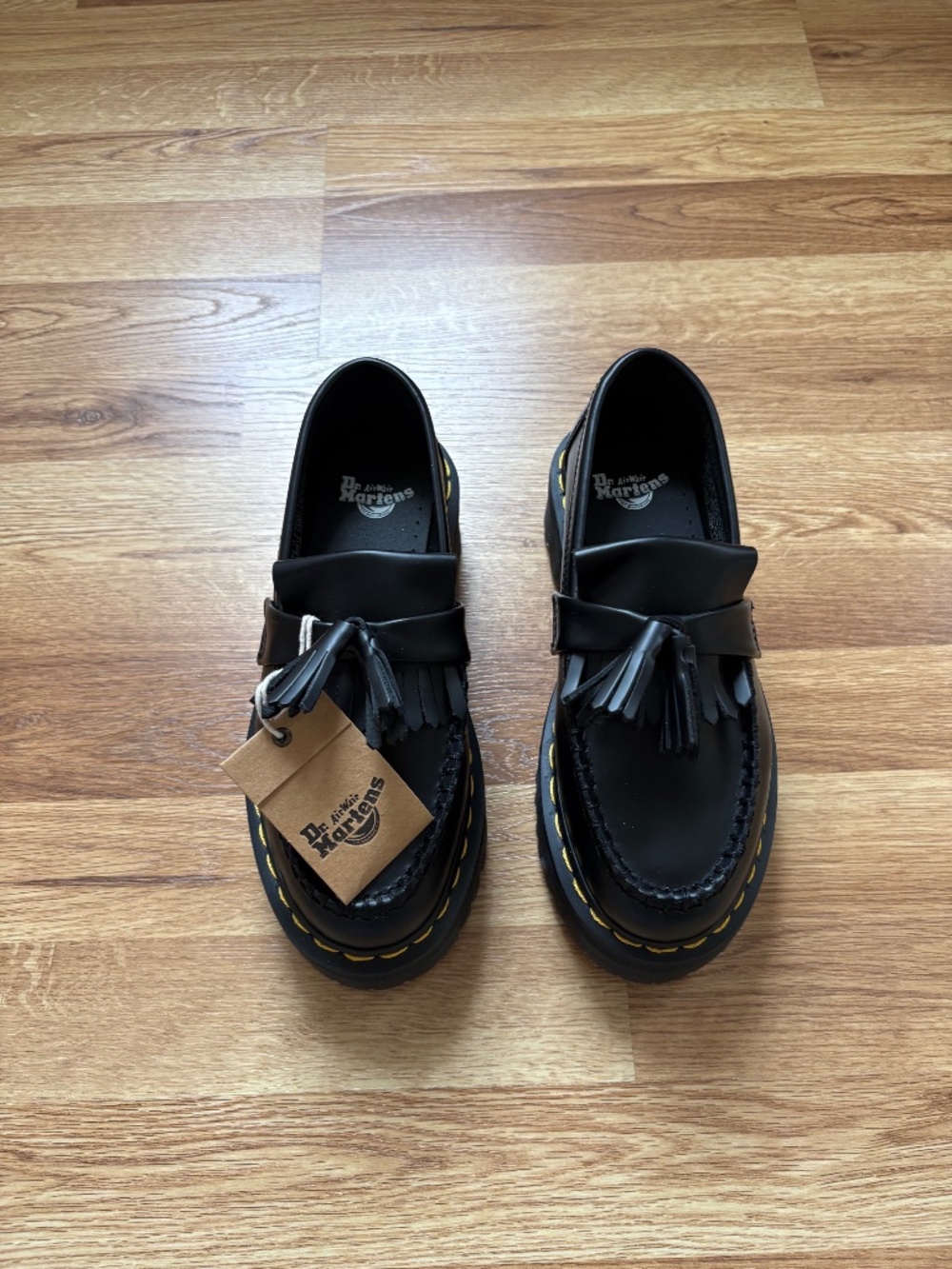 NWT Dr. Martens Adrian Women’s Quad Leather Platform Loafers
